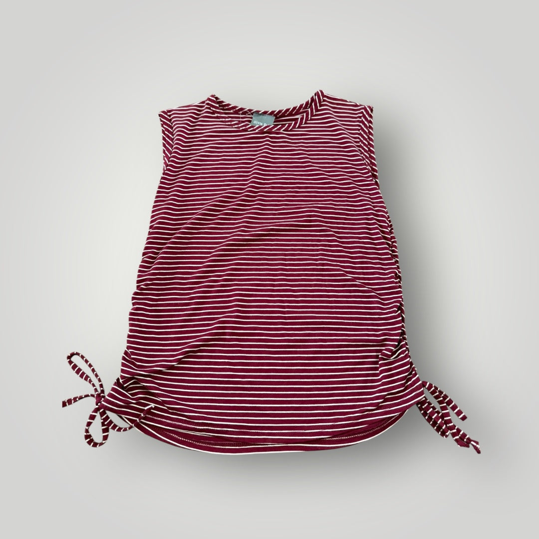 Olivia & Rae Striped Side-Tie Tank size Large